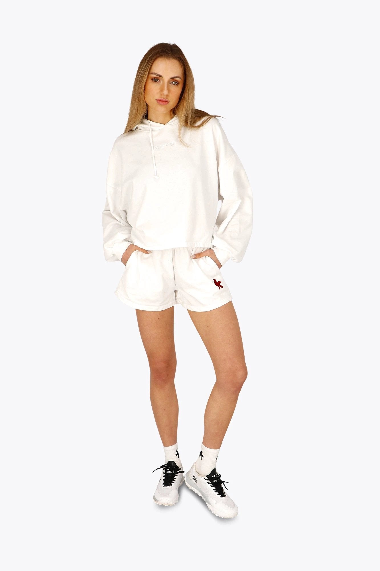 osaka-felpa-cropped-hoodie-donna-bianca image 5