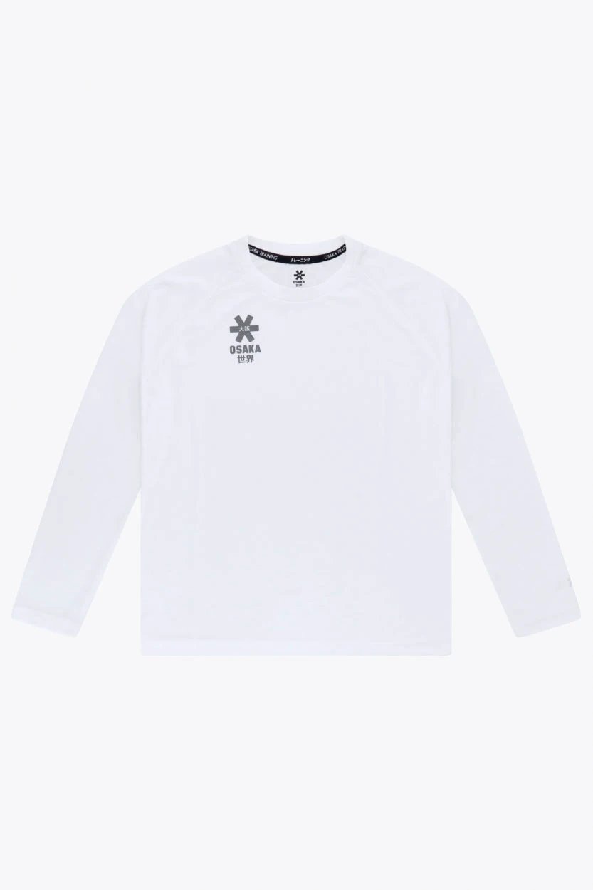 osaka-kids-training-tee-long-sleeve-white image 1