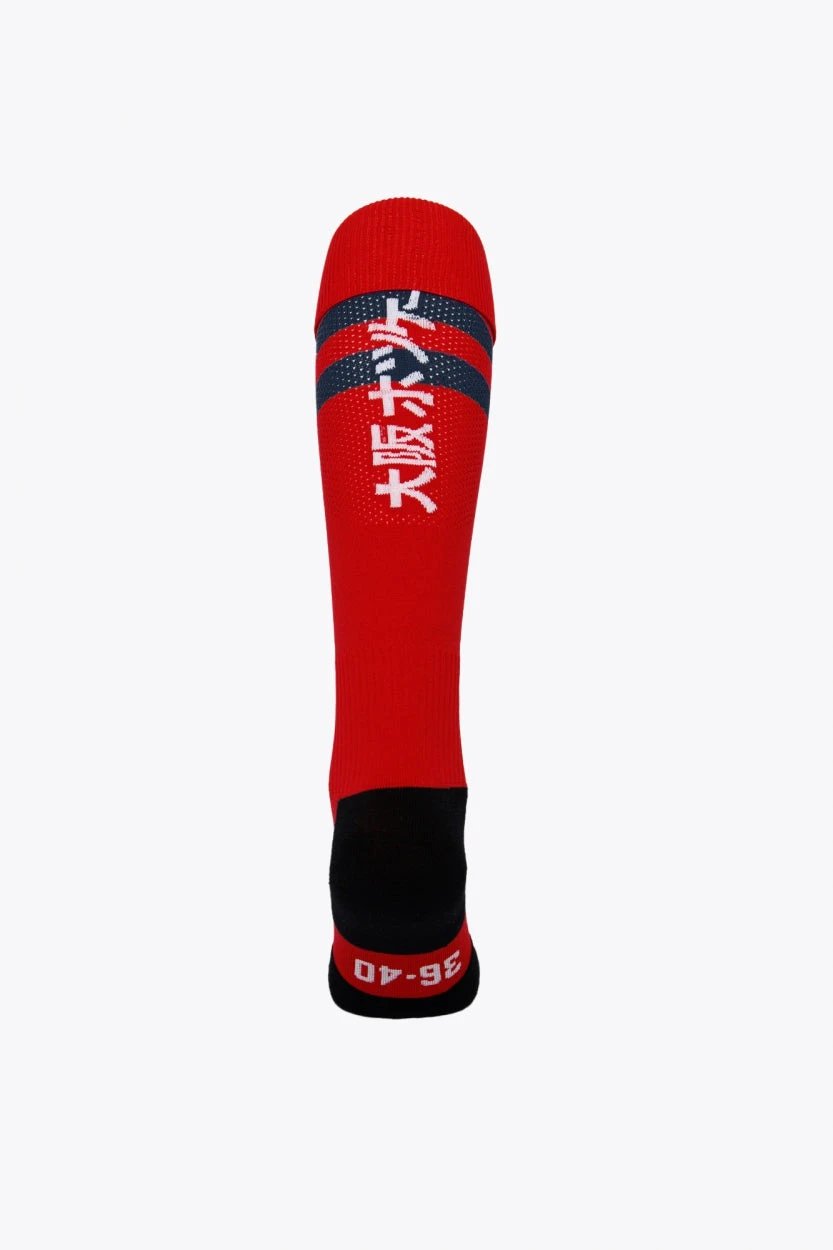 osaka-indiana-calze-hockey-prato-retro-edition-rosse image 2
