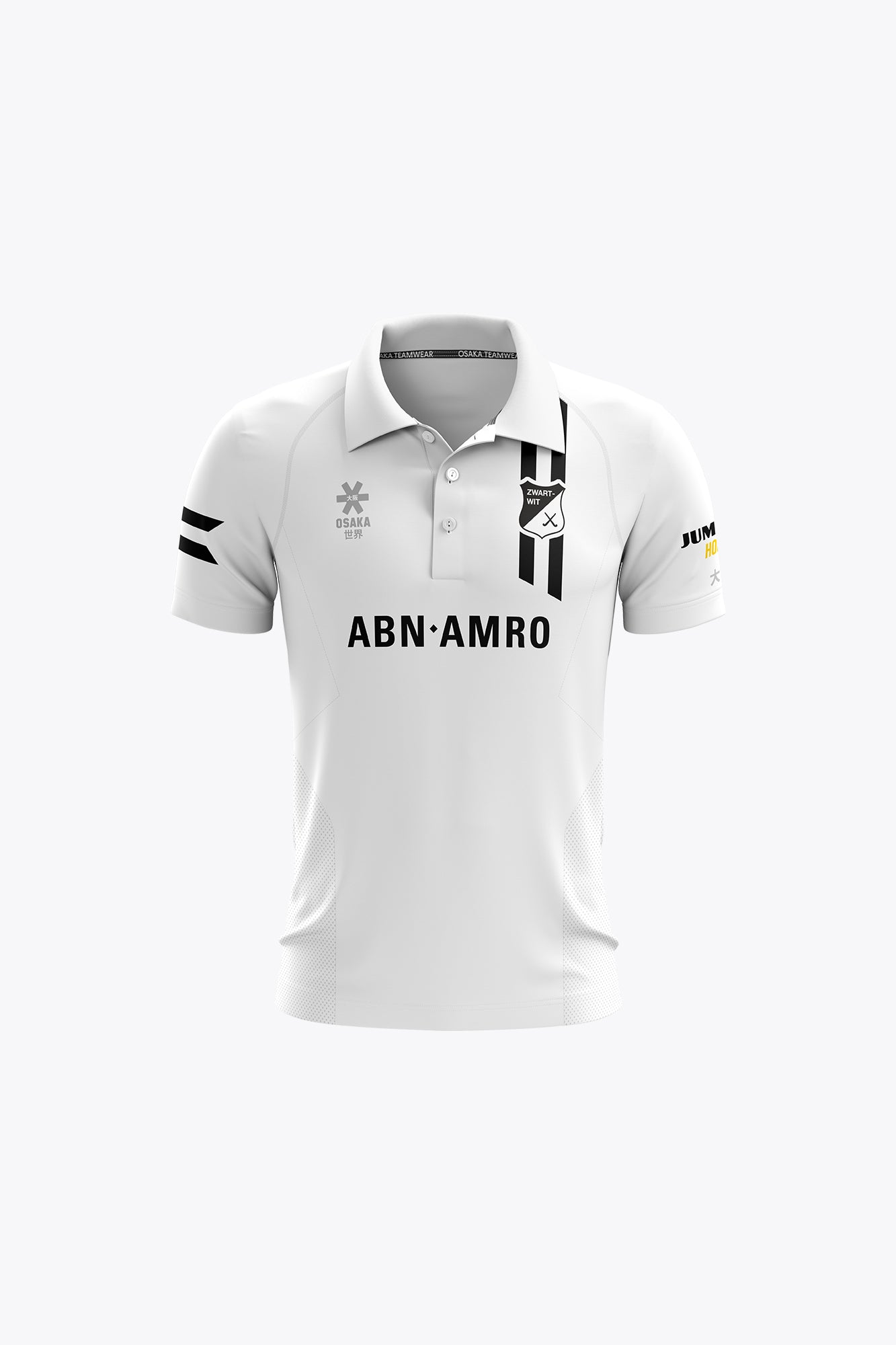 osaka-hc-zwart-wit-kids-polo-jersey-white image 1