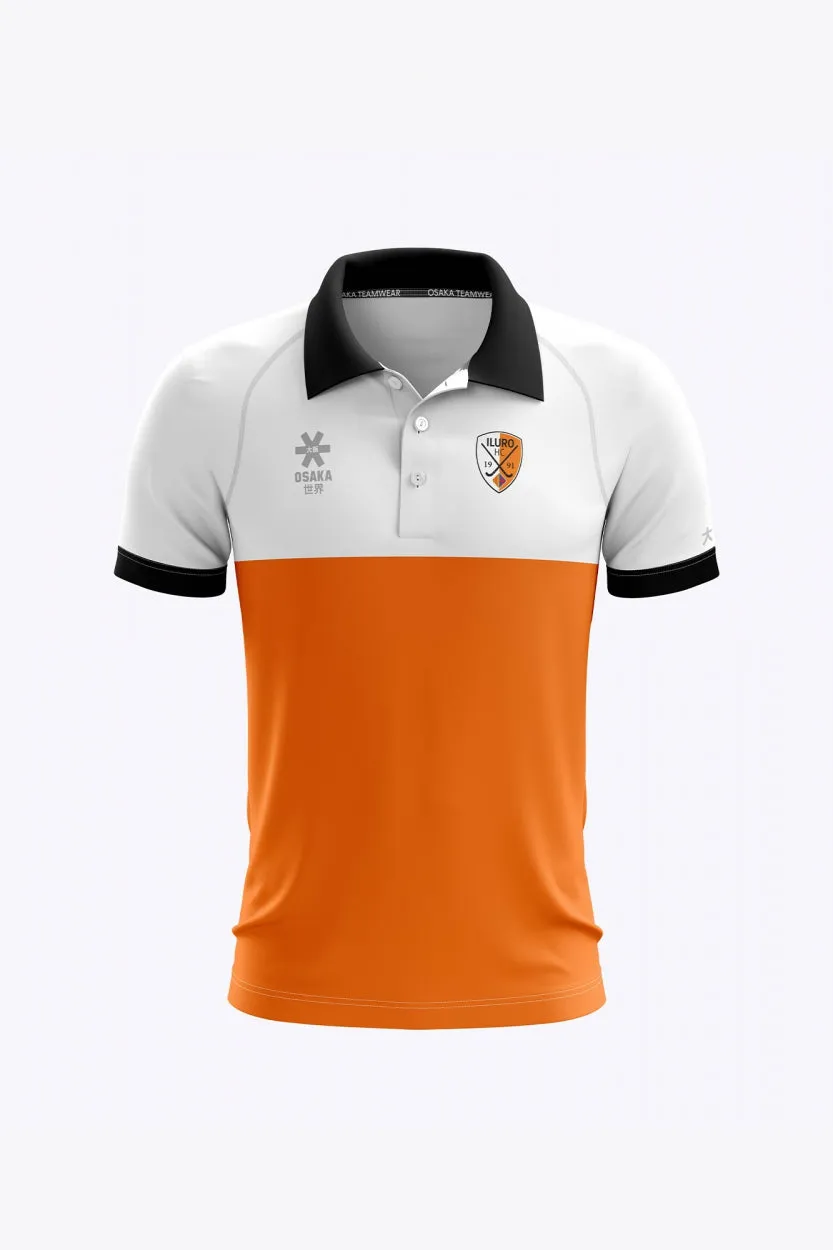 osaka-iluro-women-polo-jersey-polo-donna-bianco-arancione image 1
