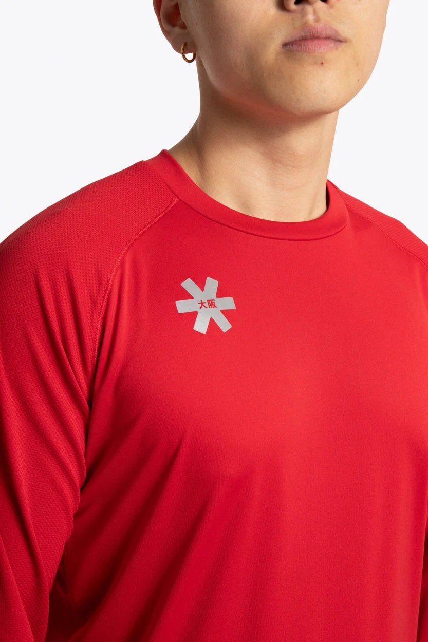 osaka-men-training-tee-manica-lunga-rosso image 6