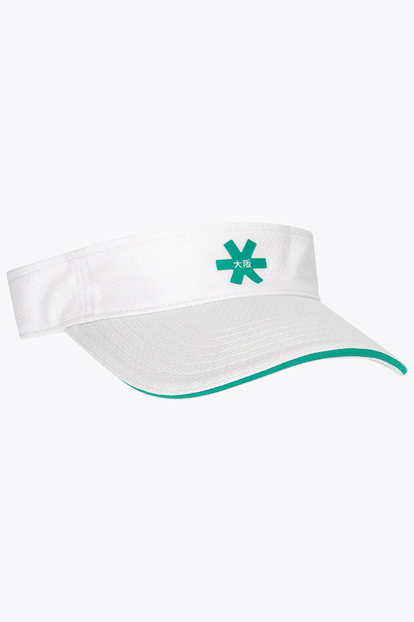 osaka-visiera-sportiva-white-green image 1