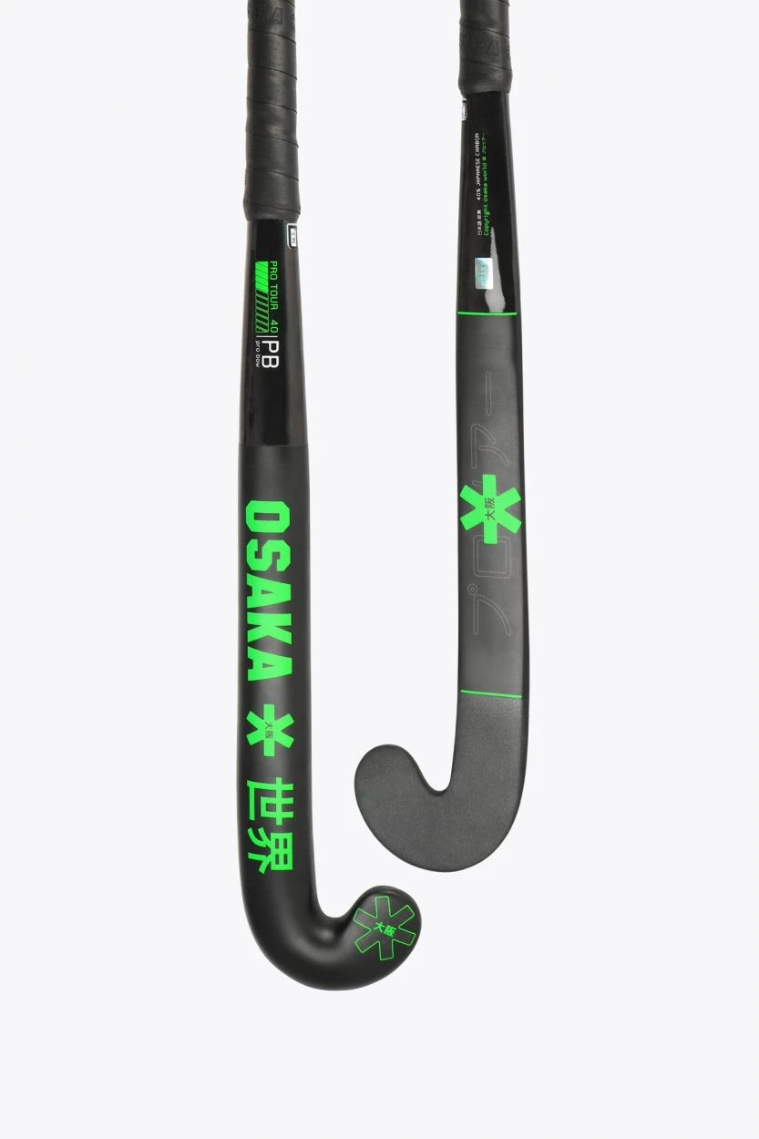 osaka-field-hockey-stick-pro-tour-40-pro-bow-iconic-black image 1