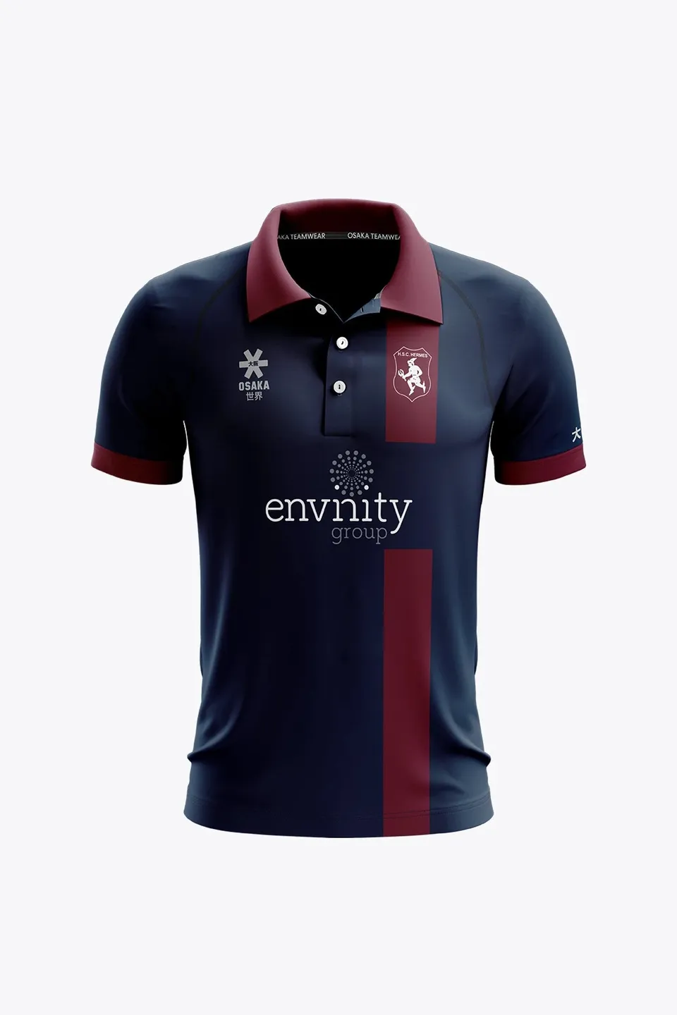 osaka-hermes-polo-jersey-donna-navy-burgundy image 1