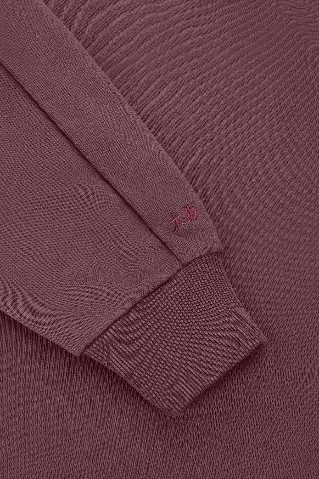 osaka-men-half-zip-felpa-peppercorn image 4