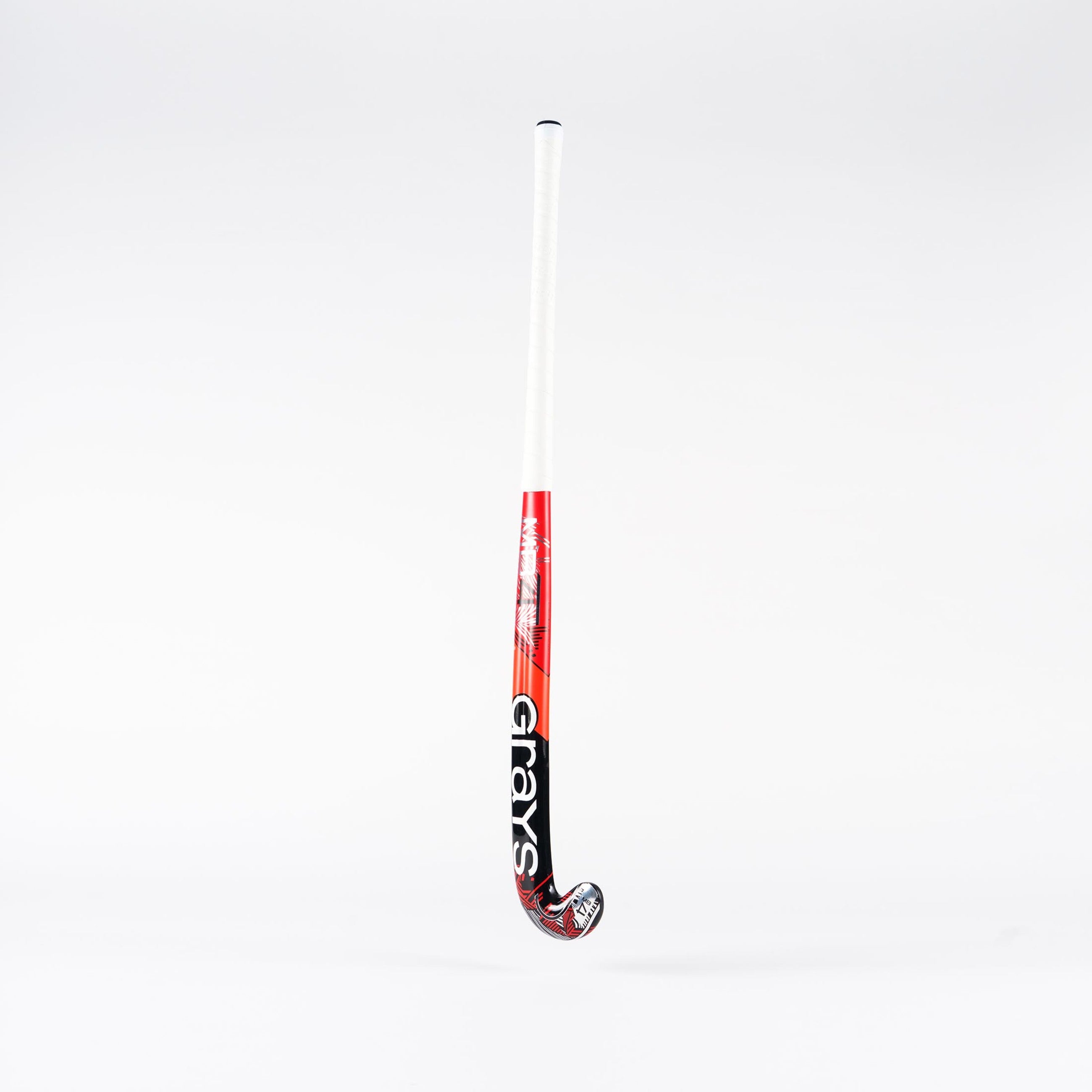 grays-mb-4-junior-composite-bastone-hockey-prato-midbow-micro-nero-rosso image 4