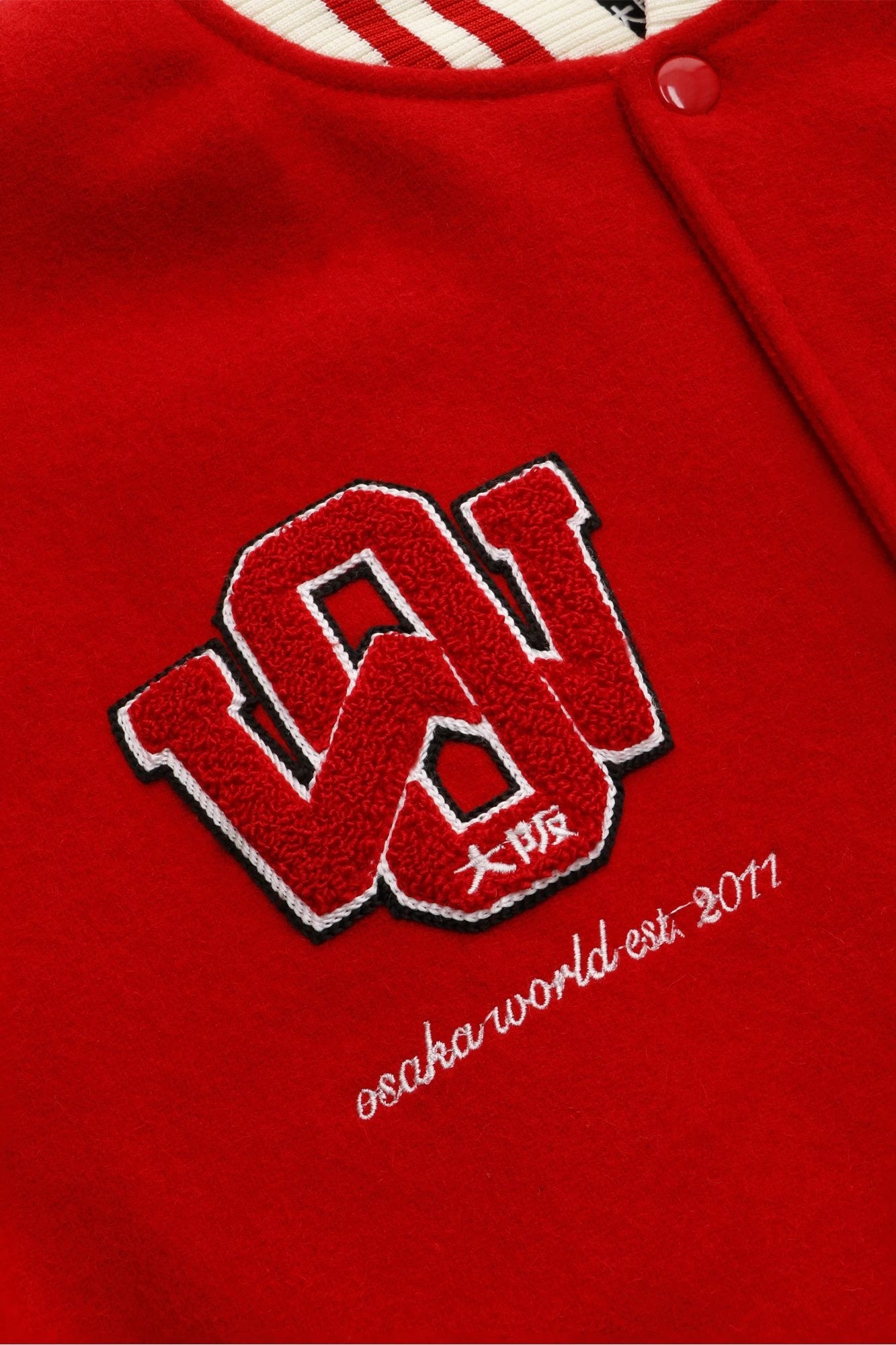 osaka-official-belgium-varsity-jacket-giacca-varsity-red image 3