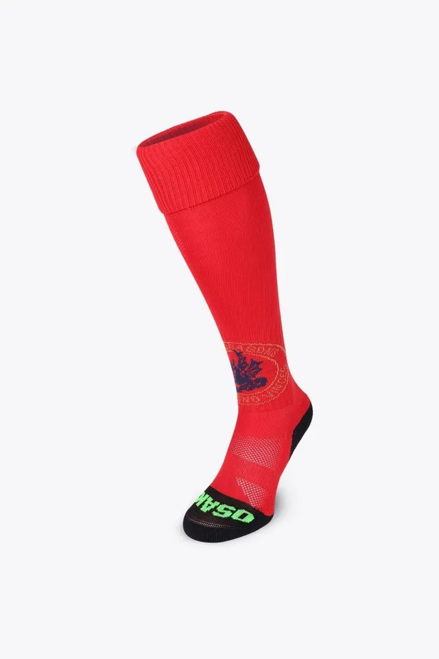 osaka-khc-dragons-field-hockey-socks-retro-edition-red image 1
