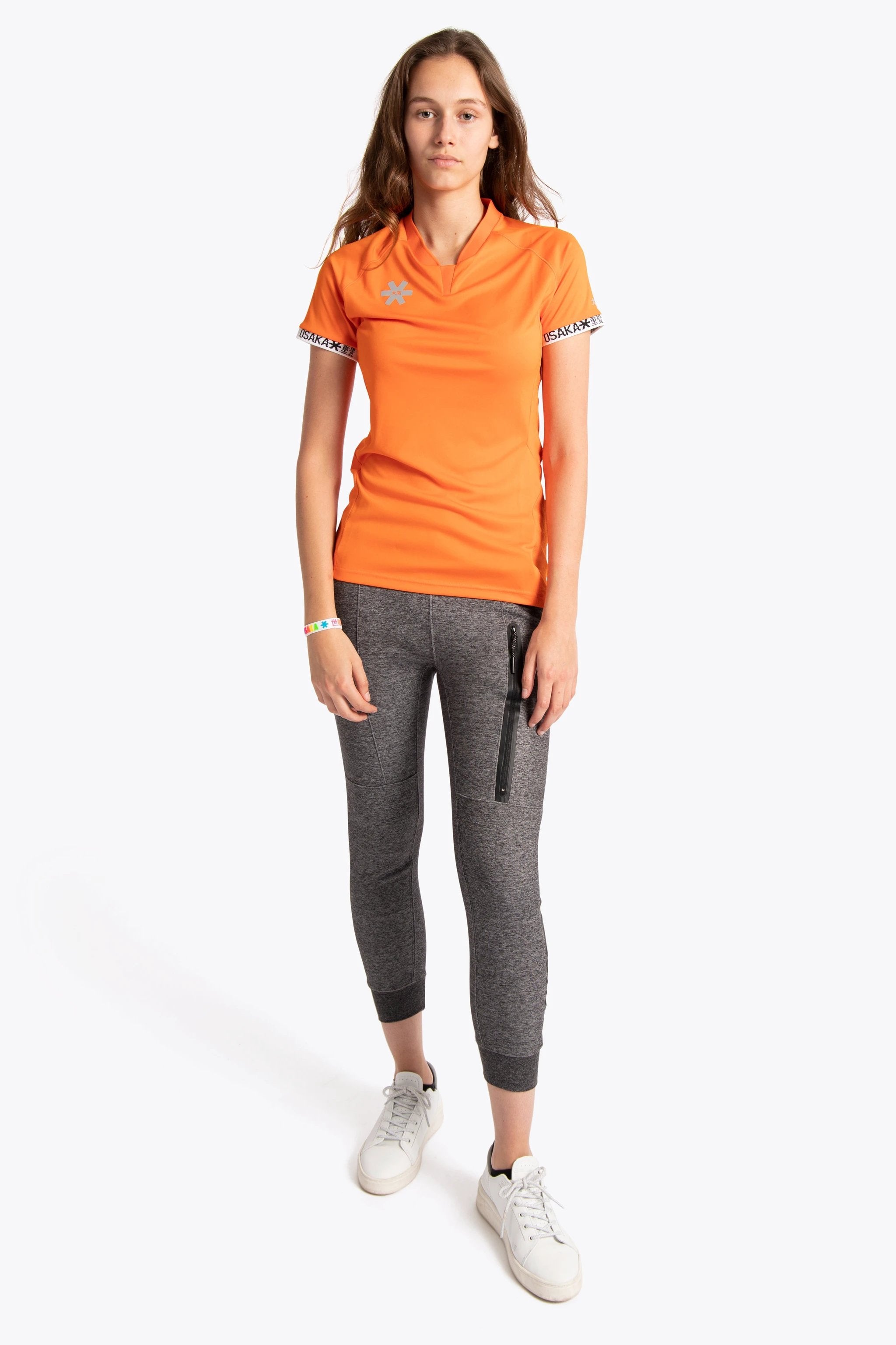 osaka-women-jersey-arancione-maglia-hockey-prato-donna image 5