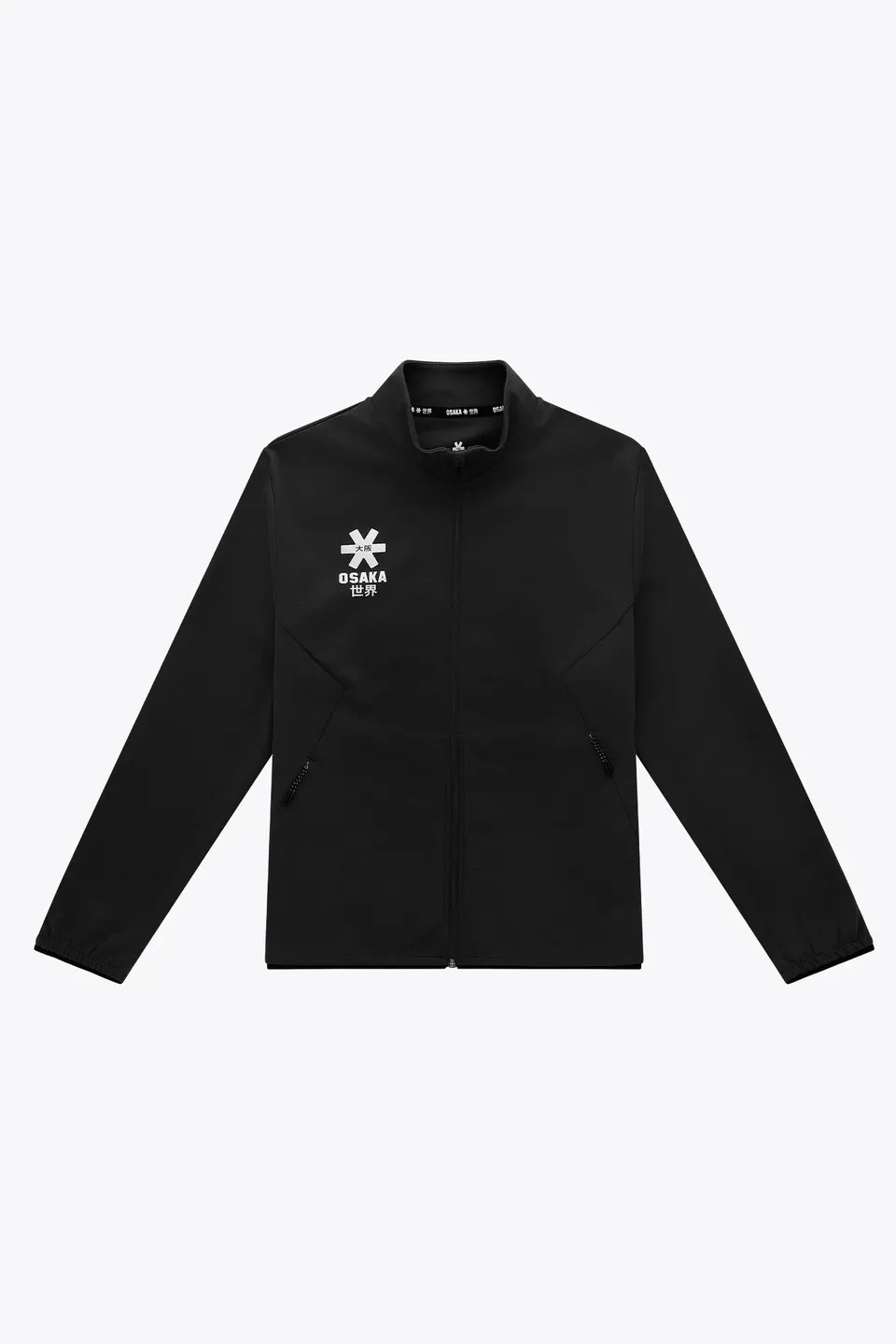 osaka-track-top-pro-uomo-top-training-con-zip-nero image 1