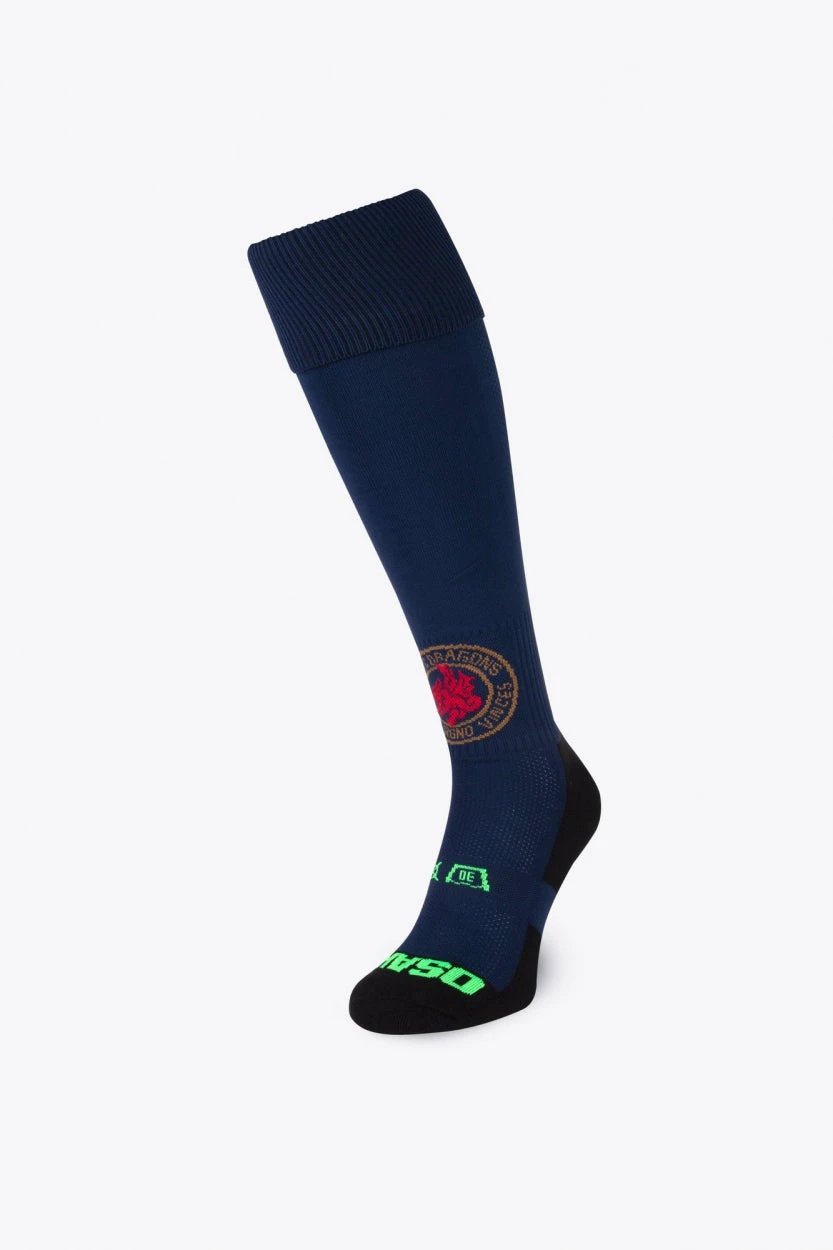 osaka-calze-hockey-prato-khc-dragons-retro-edition-blu-navy image 1