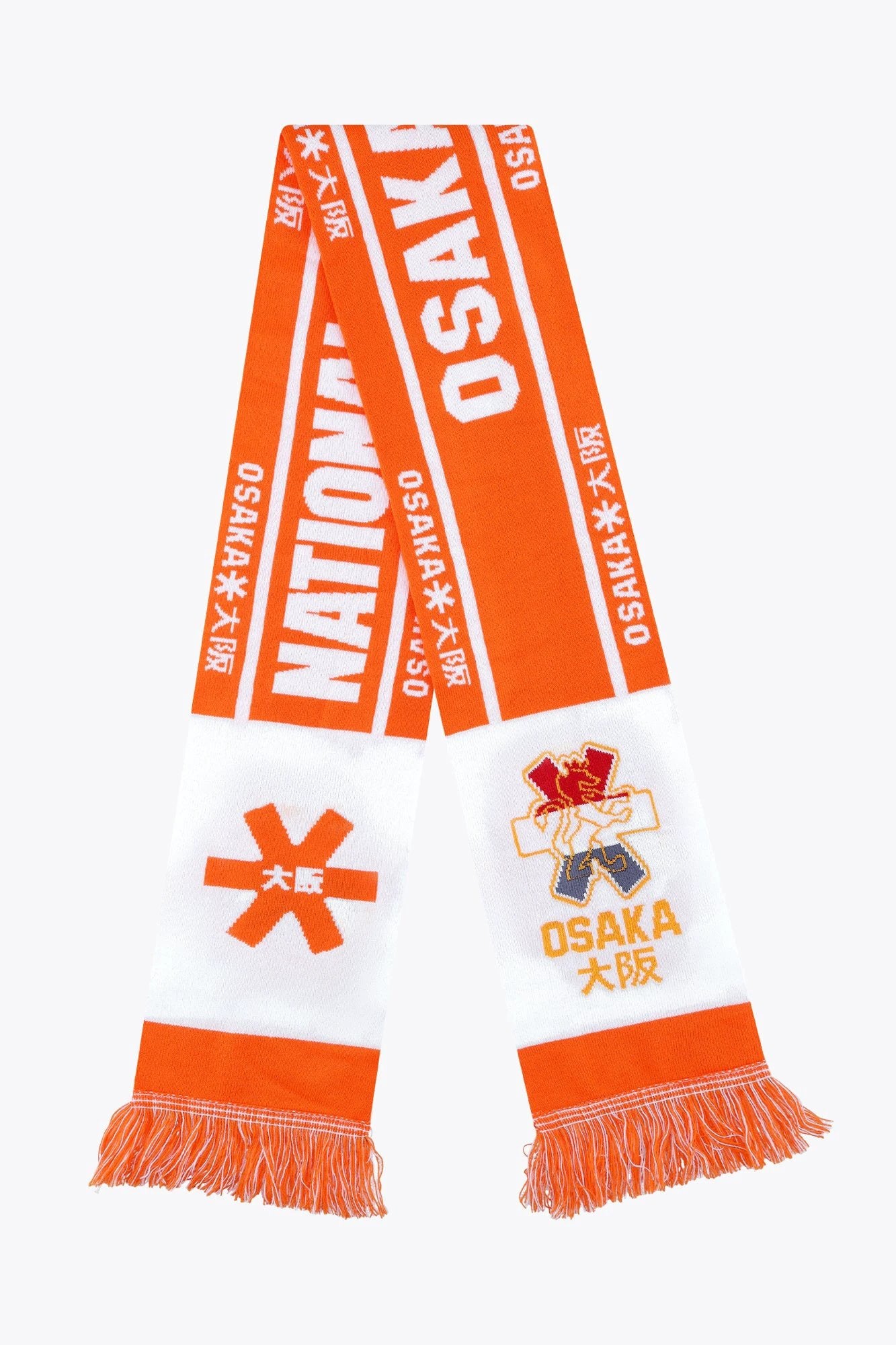 osaka-nhm-fan-scarf-sciarpa-tifoso-arancione image 1