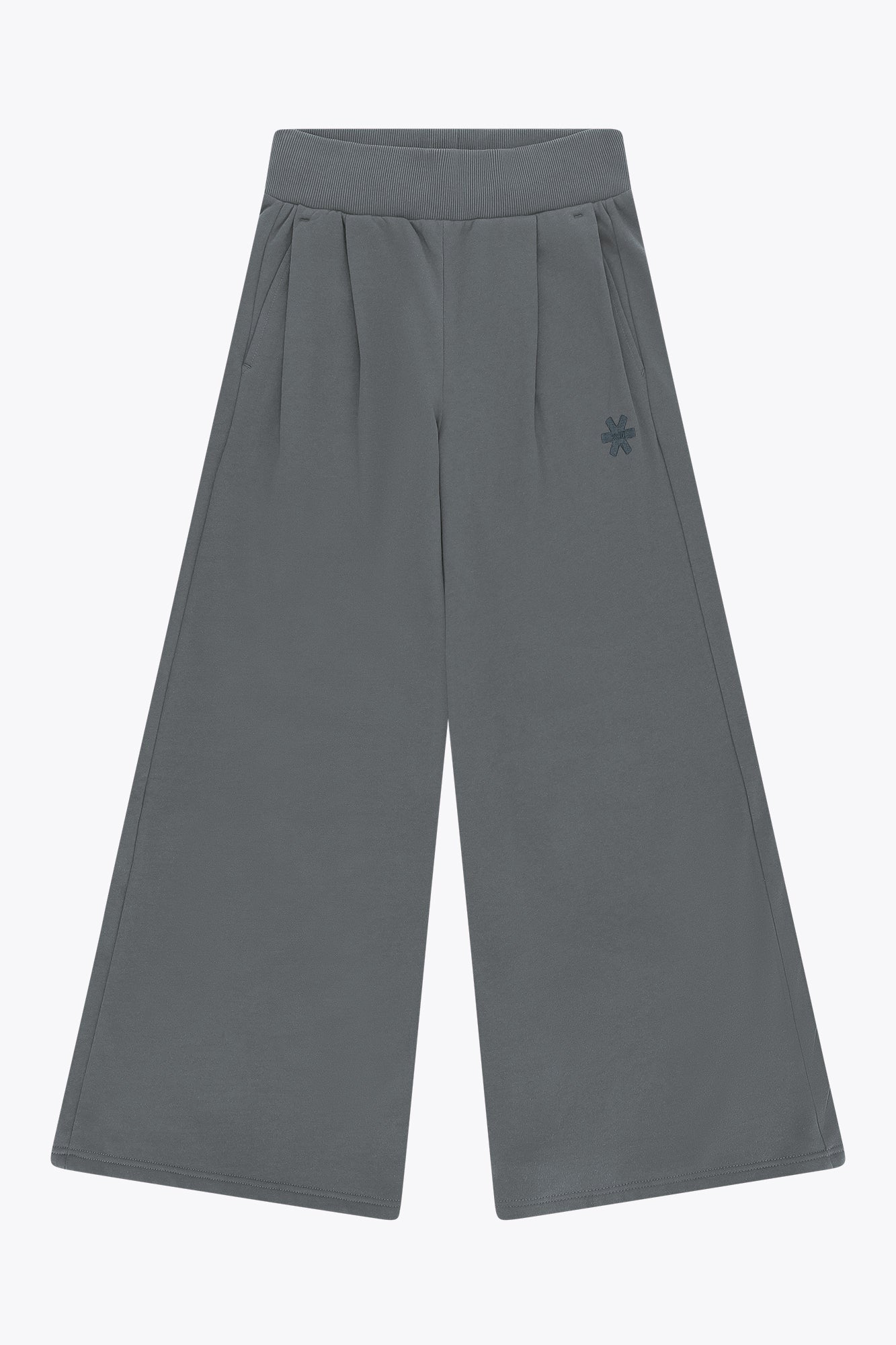 osaka-women-wide-leg-sweatpants-dark-grey-melange image 1
