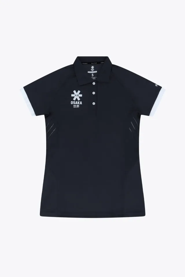 osaka-women-polo-jersey-polo-sportiva-donna-black image 1