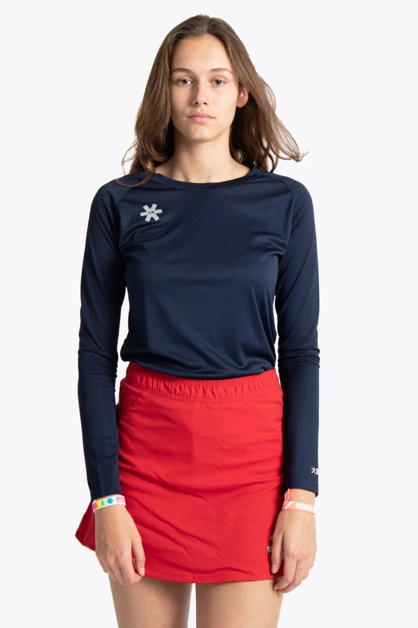 osaka-women-training-tee-manica-lunga-blu-navy image 3