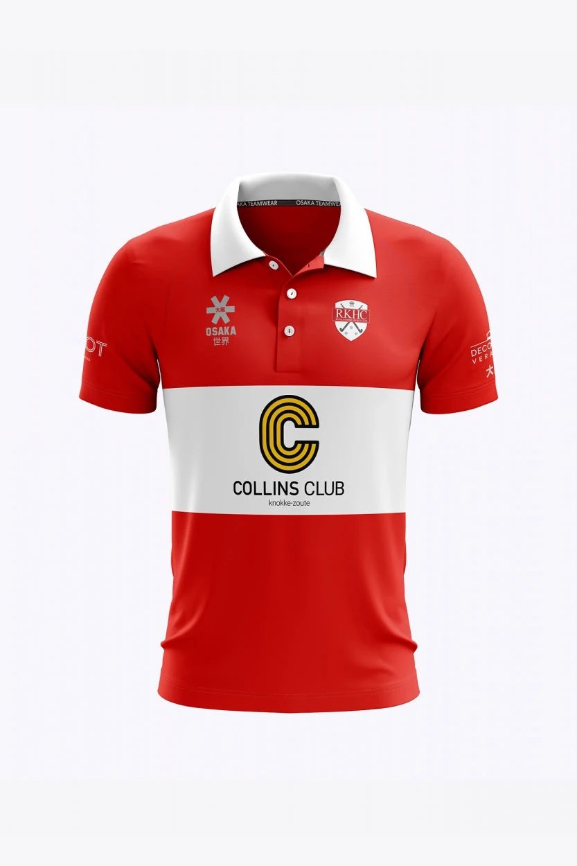 osaka-polo-uomo-hc-knokke-home-retro-edition-rosso image 1