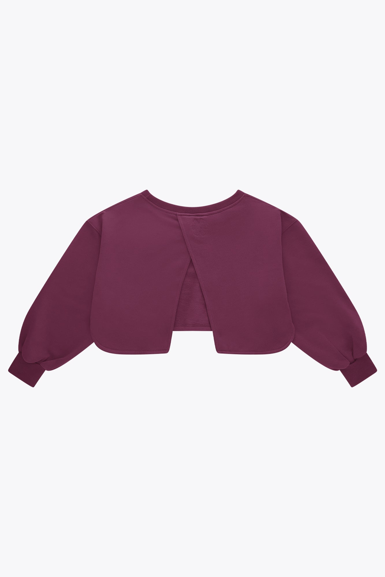 osaka-felpa-crossed-back-sweater-donna-cherry-lacquer image 2