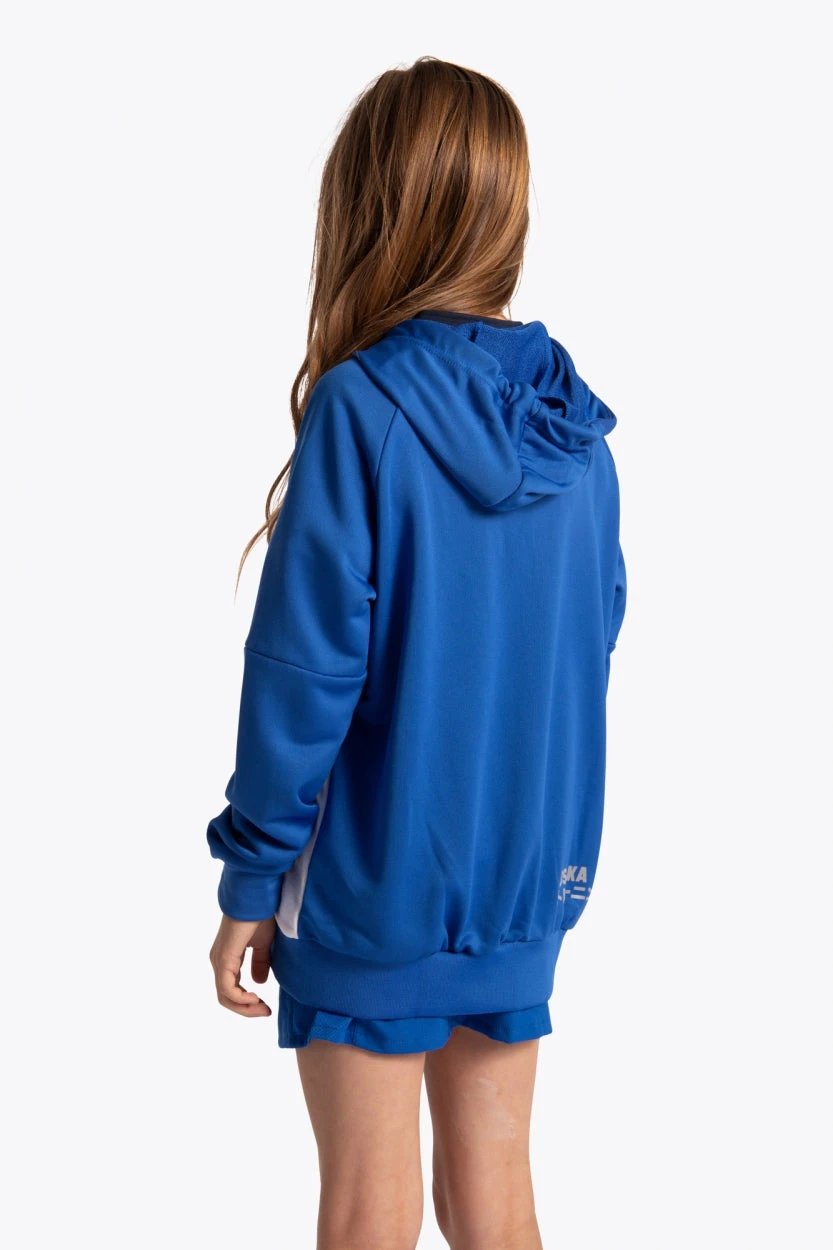 osaka-kids-training-zip-hoodie-felpa-zip-bambino-royal-blue image 5