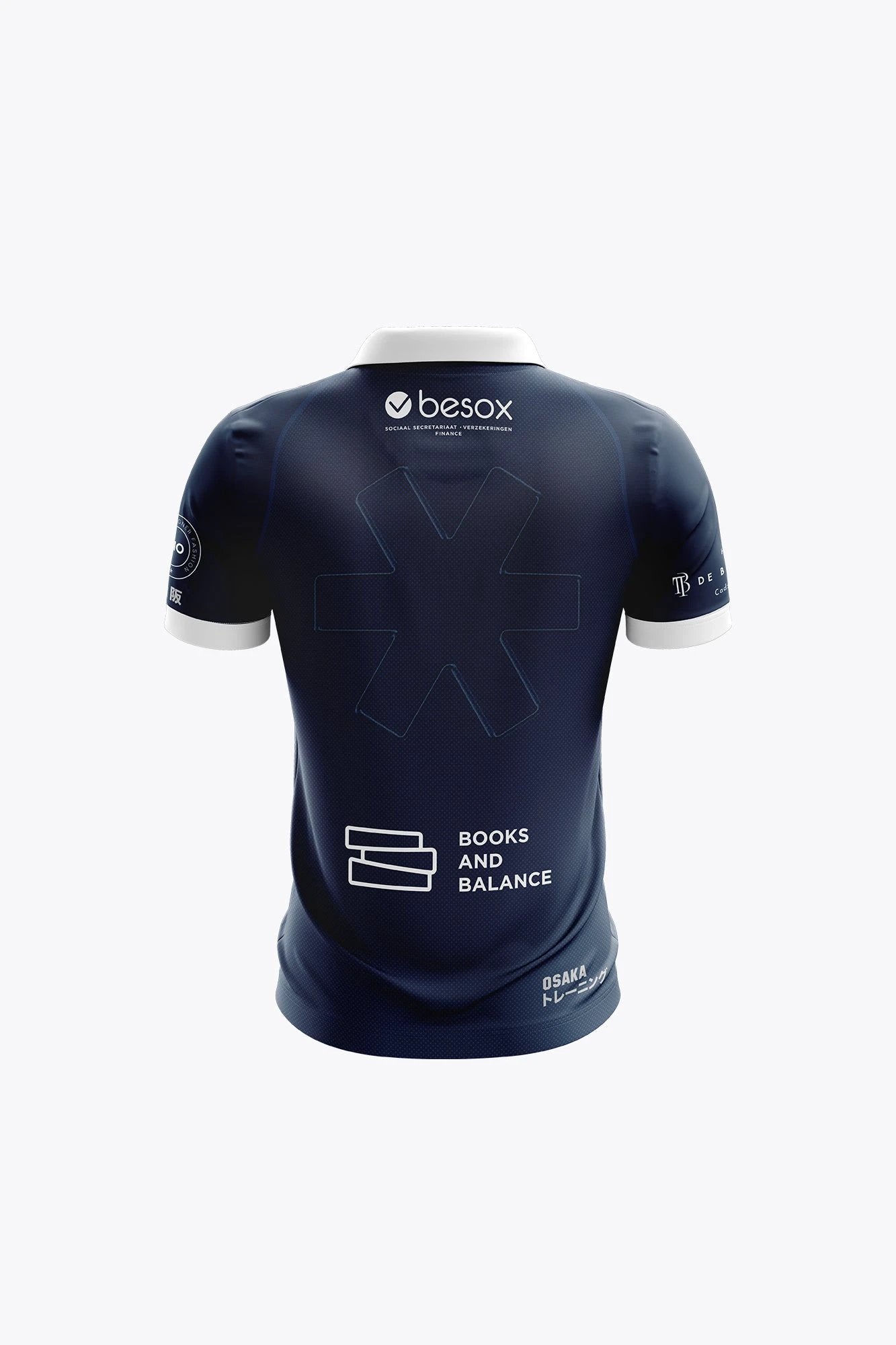 osaka-royal-knokke-hc-polo-jersey-kids-polo-hockey-navy image 2