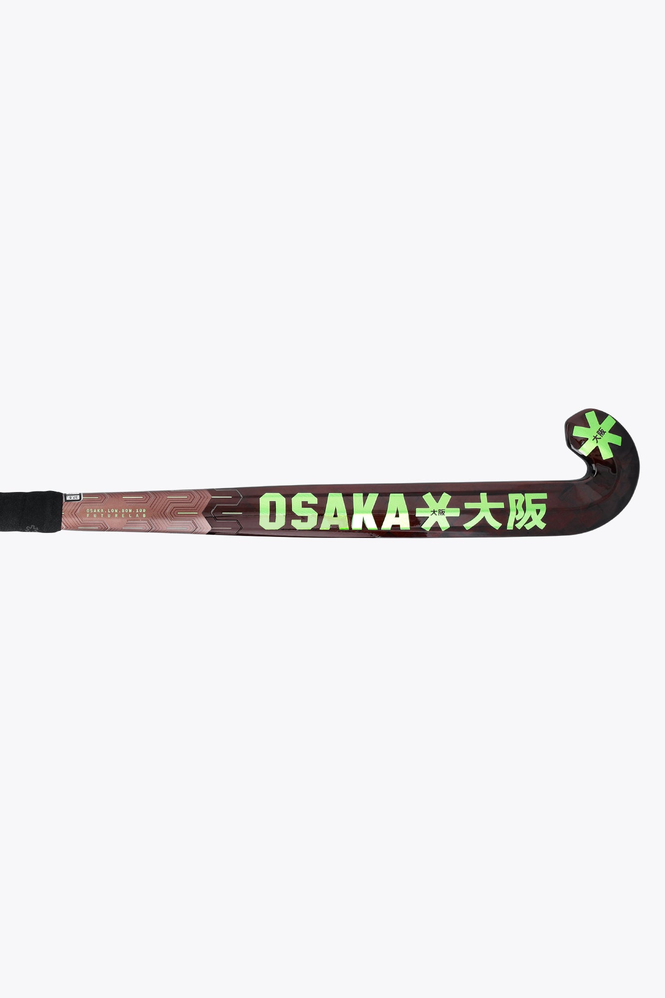 osaka-low-bow-ltd-futurelab-green-ash-mazza-hockey-100-carbonio image 4