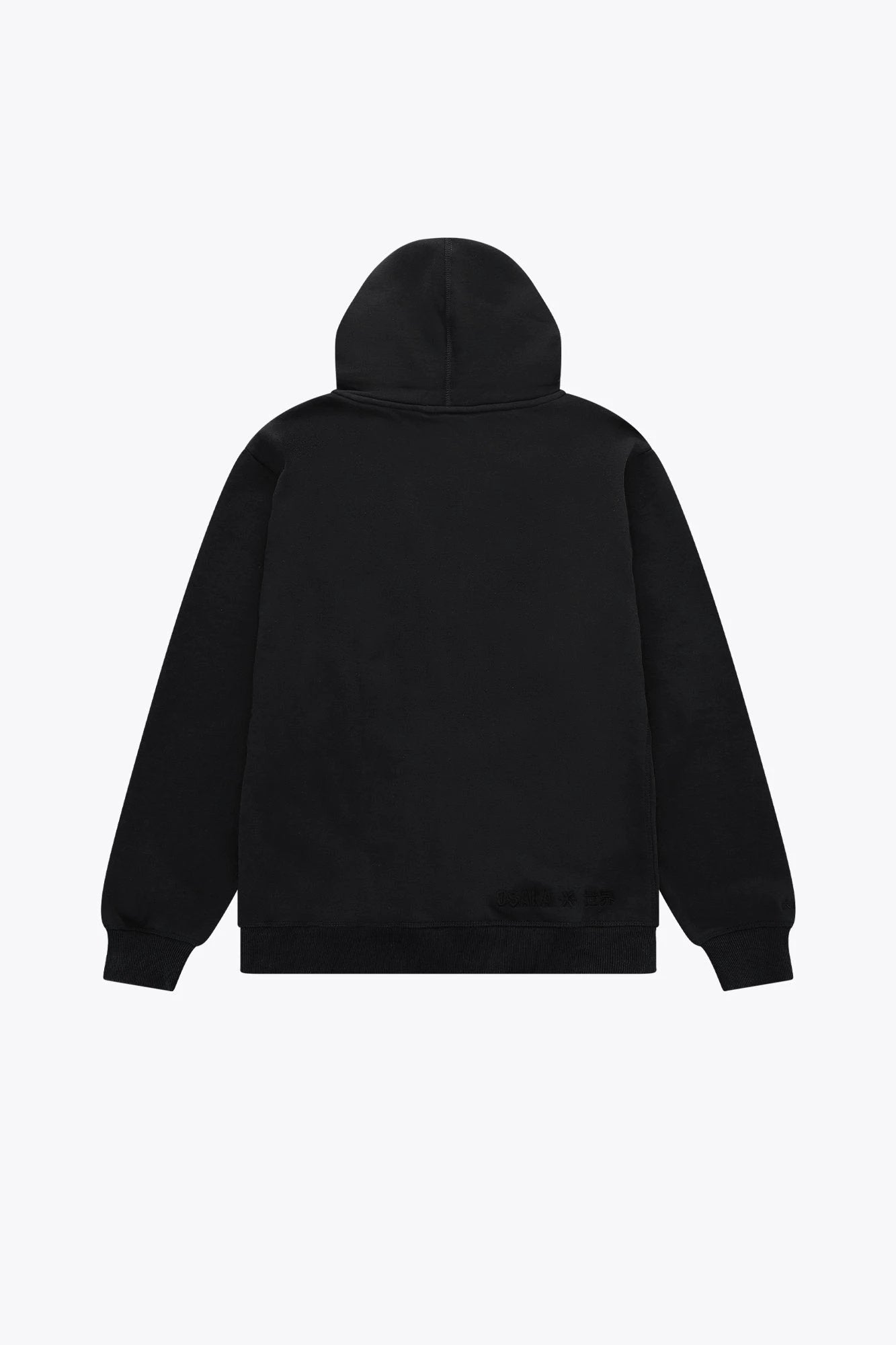 osaka-kids-hoodie-basic-nero-felpa-con-cappuccio-bambino image 2