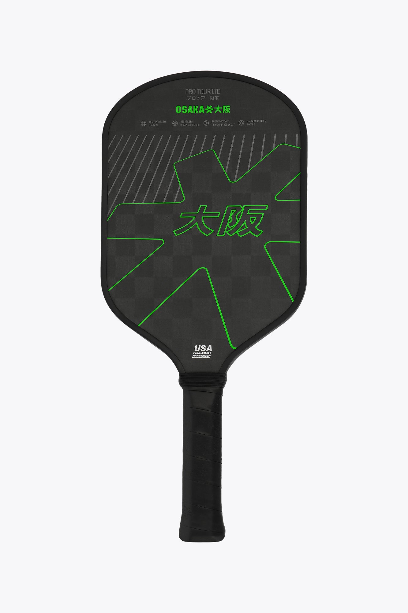 osaka-pro-tour-ltd-racchetta-pickleball-iconic-black image 1