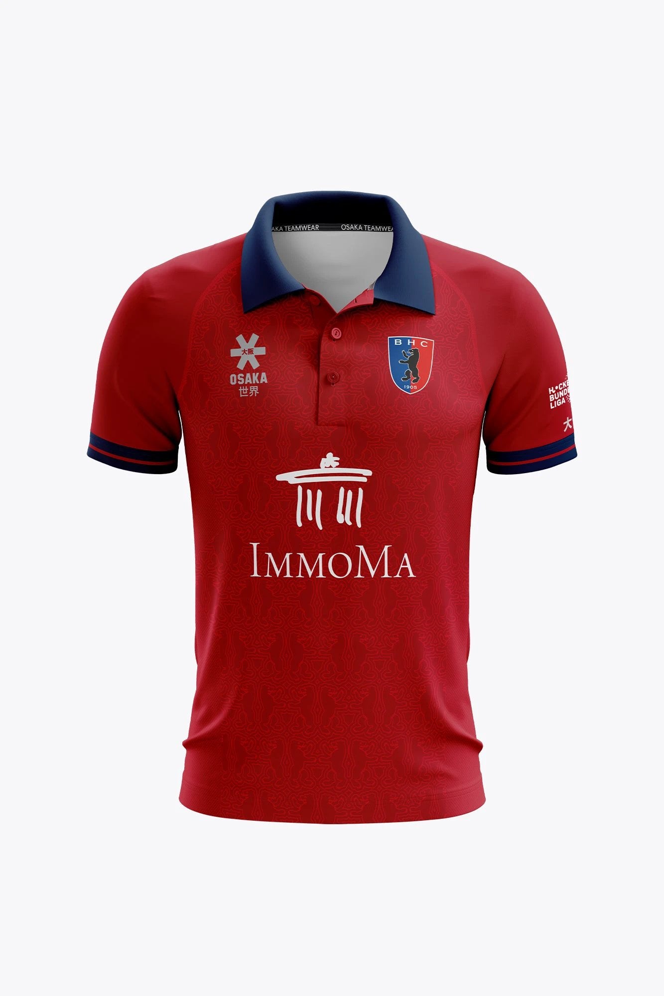 osaka-berlin-men-polo-jersey-polo-hockey-uomo-rosso image 1