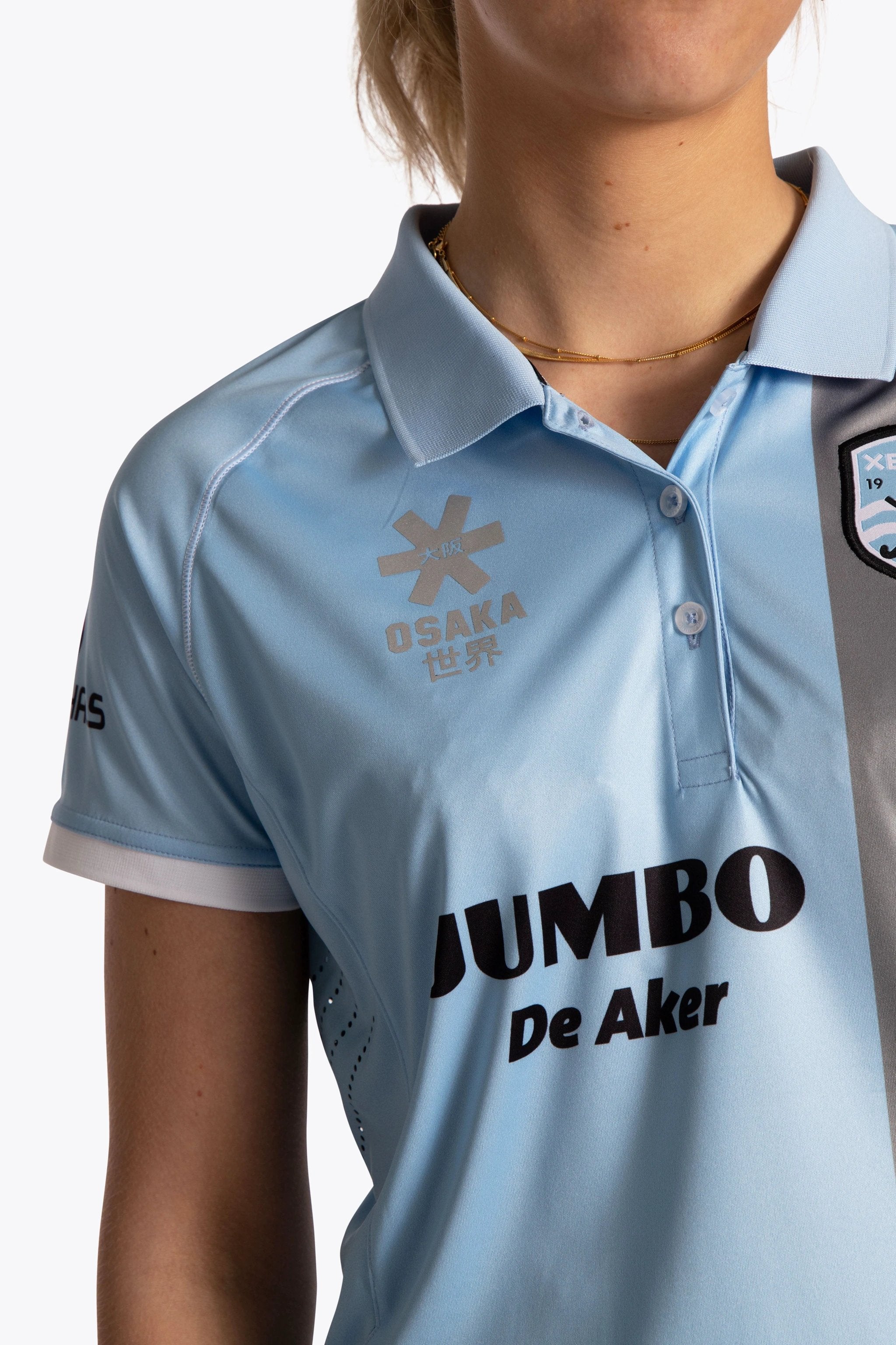 osaka-xenios-polo-jersey-donna-light-blue-grey image 7