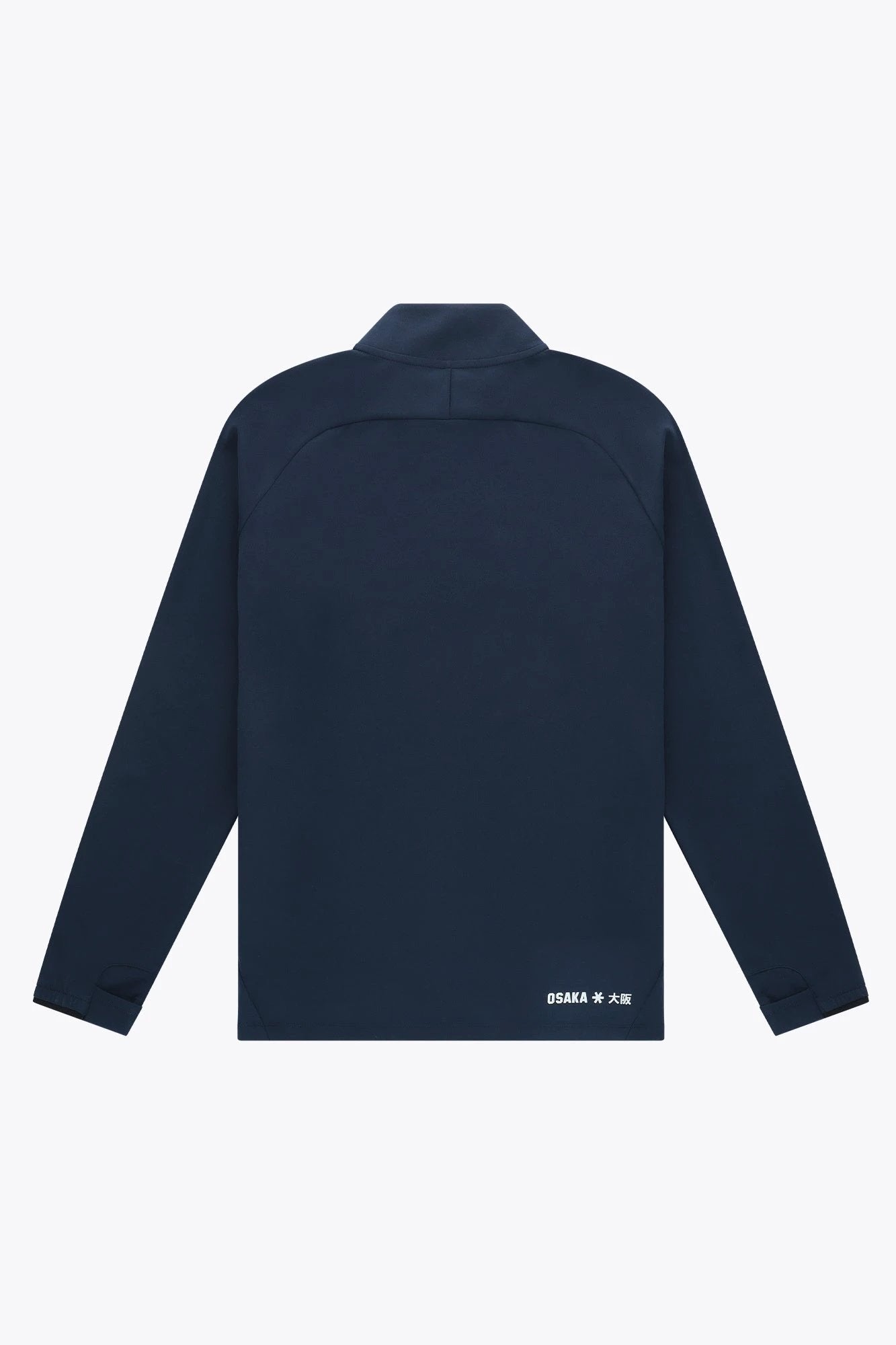 osaka-men-half-zip-sweater-felpa-mezza-zip-navy image 2