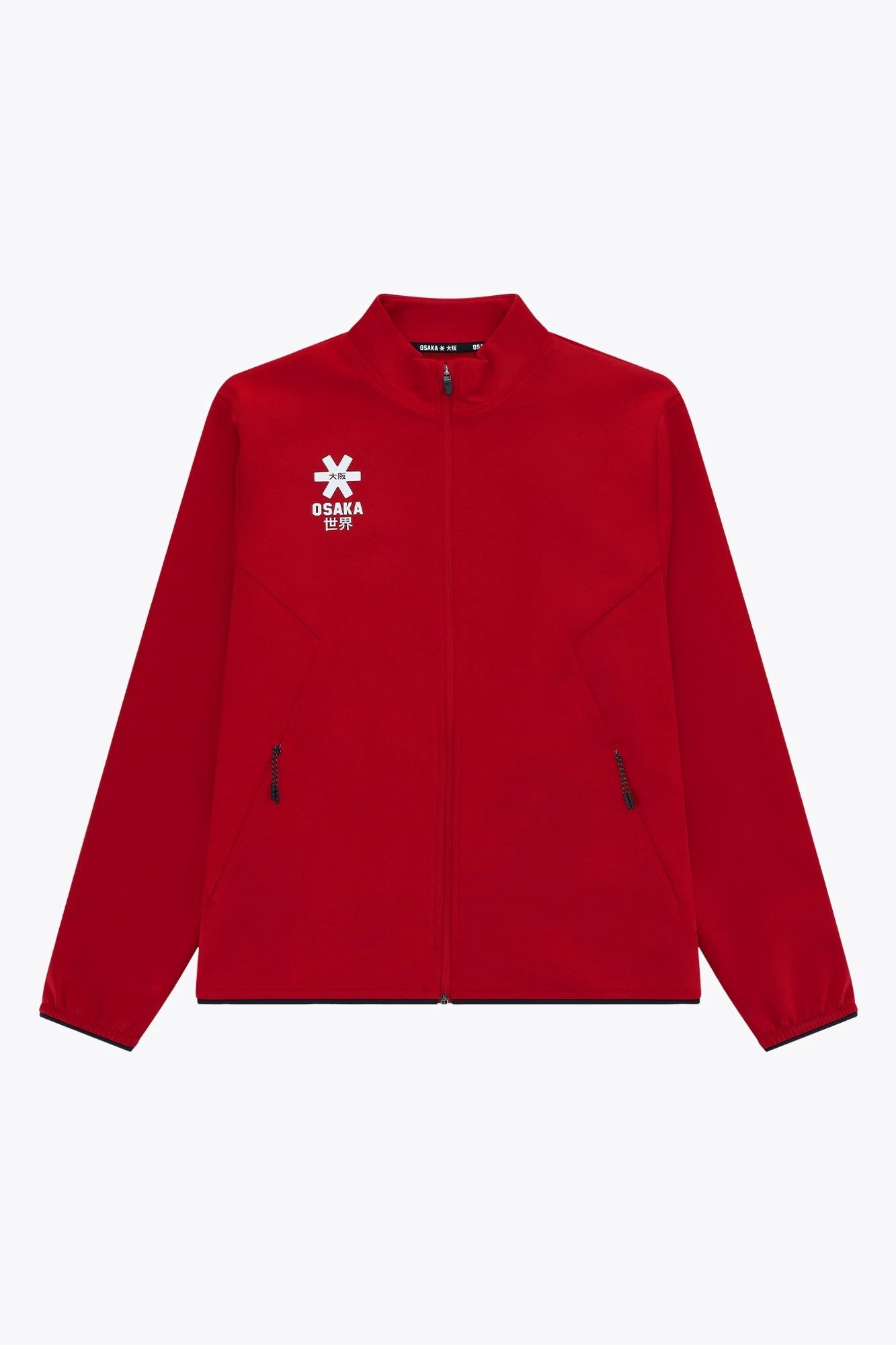 osaka-men-track-top-pro-felpa-full-zip-rosso image 1