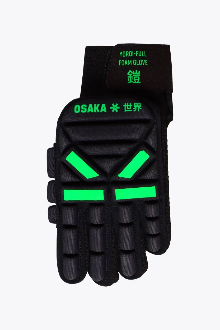osaka-yoroi-full-foam-guanto-hockey-indoor-mano-sinistra-iconic-black image 1
