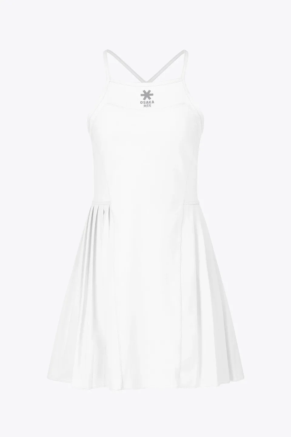 osaka-women-pleated-tech-dress-white-vestito-tennis-padel image 1