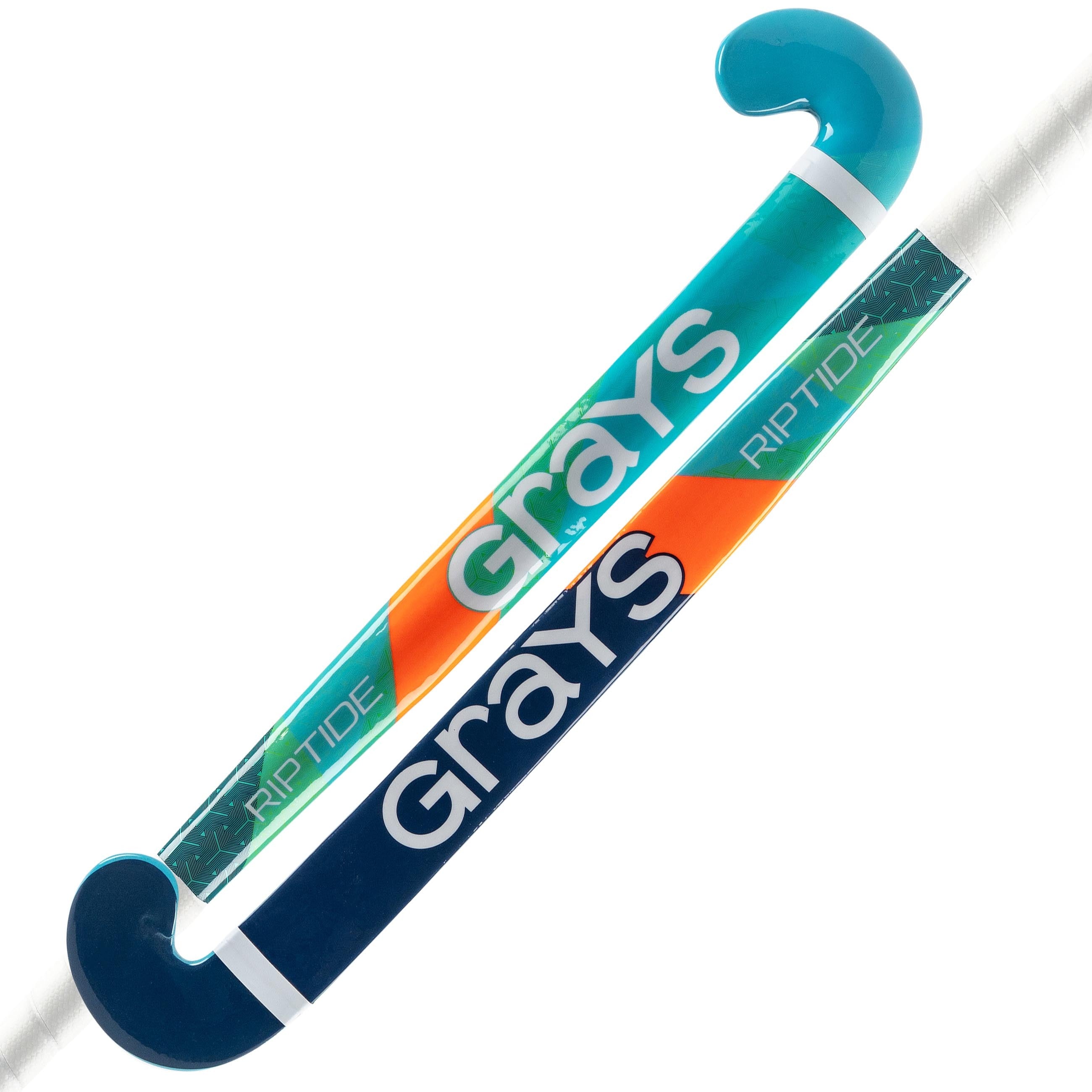 grays-riptide-ultrabow-mazza-hockey-prato-junior-blu-verde image 1