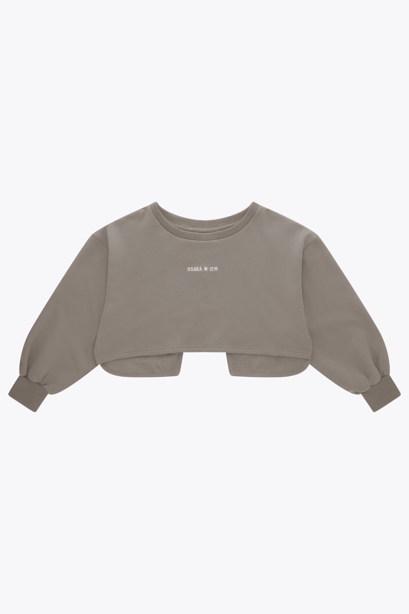 osaka-women-crossed-back-sweater-felpa-crop-schiena-incrociata-cloudburst image 1