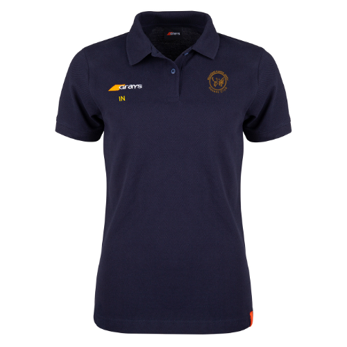 grays-mansfields-aztecs-tangent-polo-donna-blu-navy-cotone-bio image 1