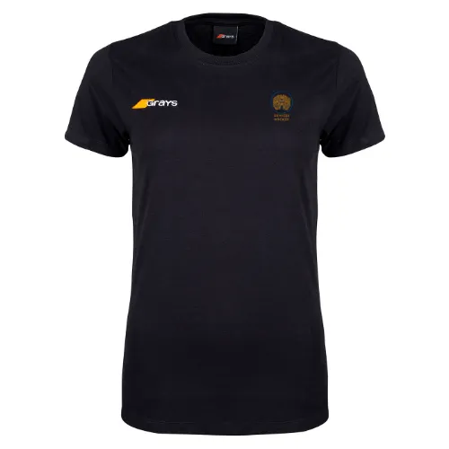 grays-devizes-hockey-club-tangent-t-shirt-donna-nera image 1
