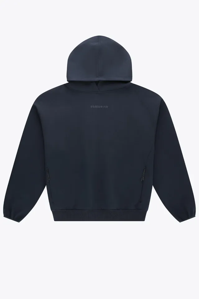 osaka-unisex-hoodie-neo-knit-felpa-cappuccio-oversize-navy image 1