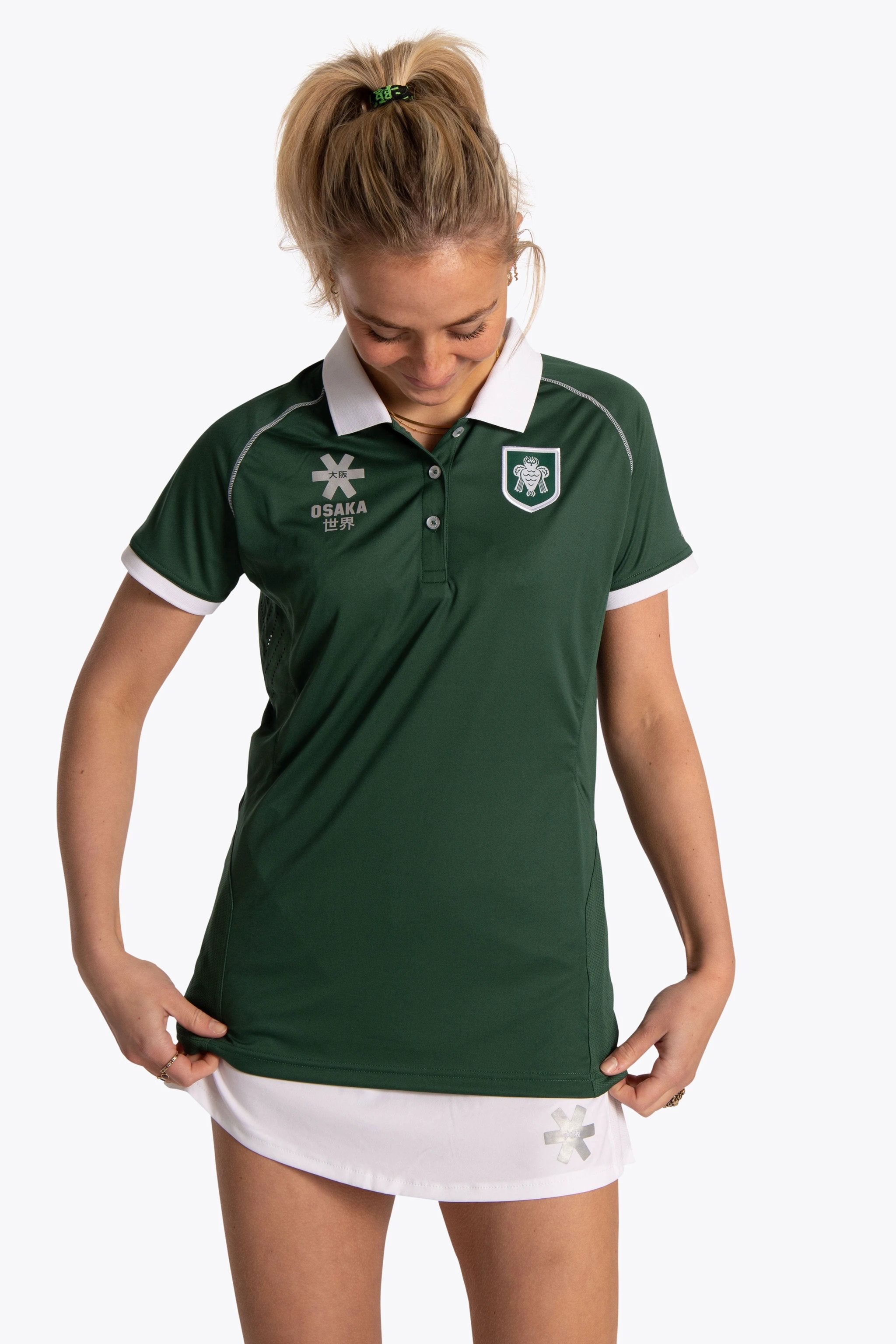 osaka-uhlenhorst-women-polo-jersey-dark-green image 3