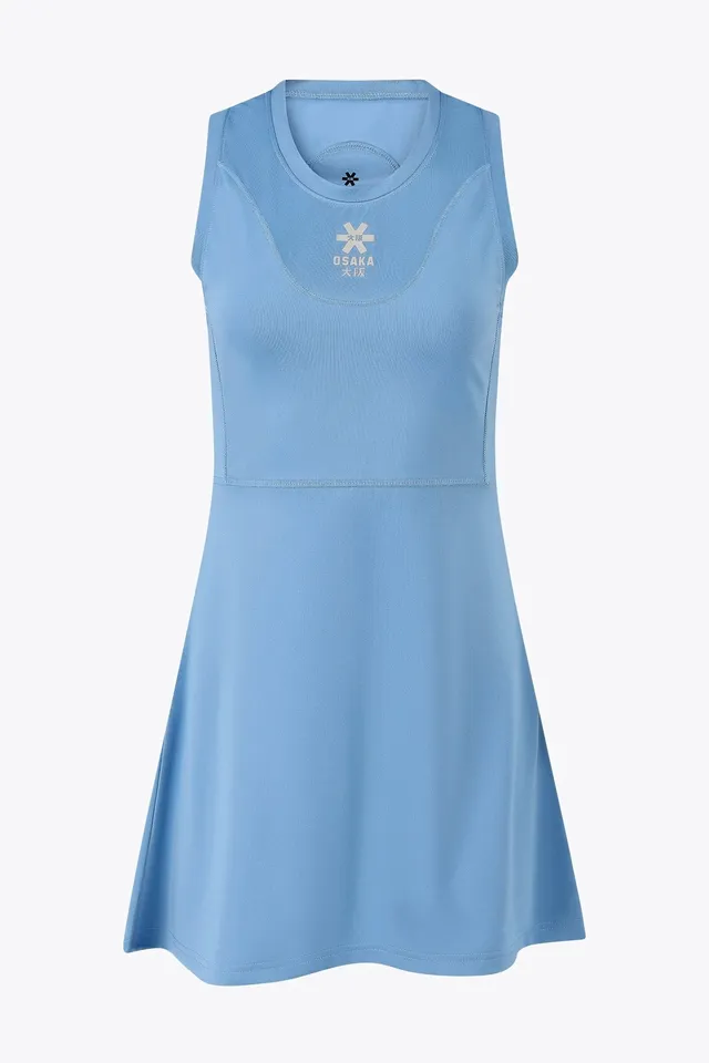osaka-women-floucy-dress-abito-sportivo-silver-lake-blue image 1