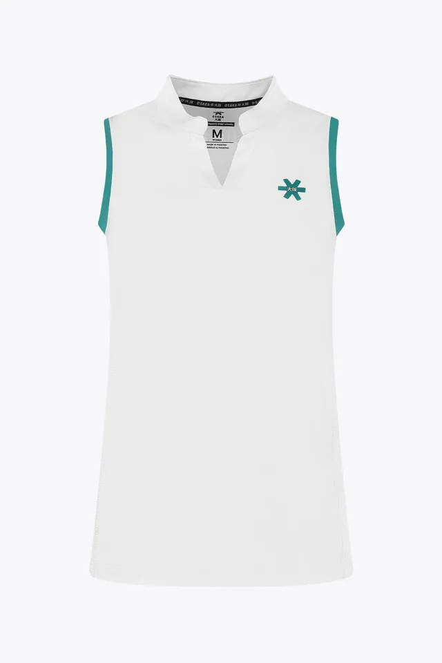 osaka-women-court-tank-top-canotta-donna-white image 1