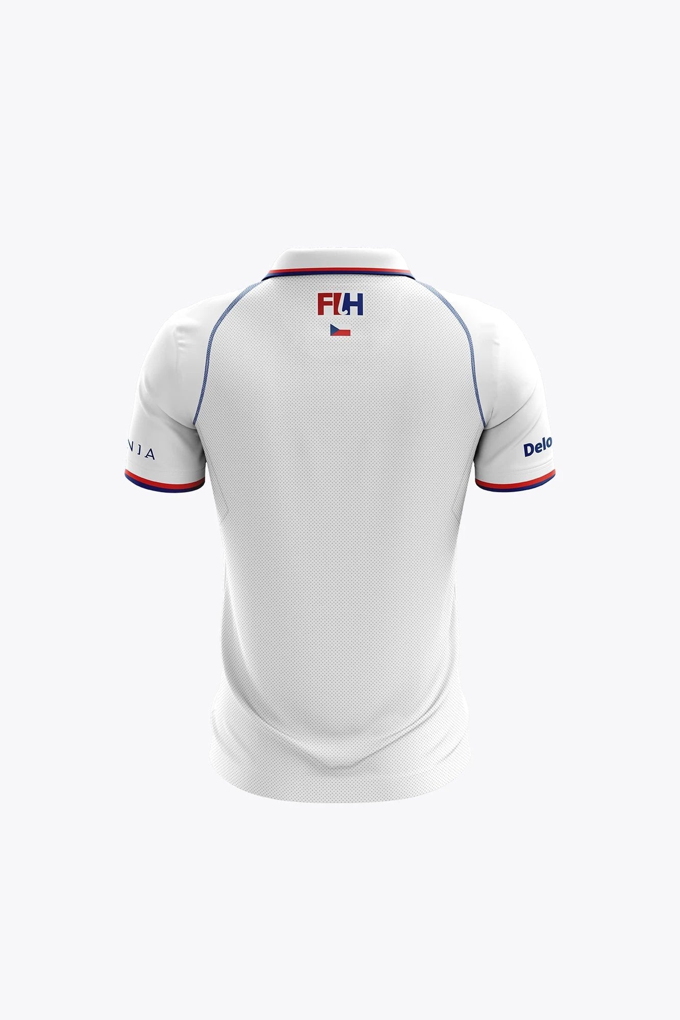 official-czech-republic-kids-polo-jersey-polo-bambino-white image 2