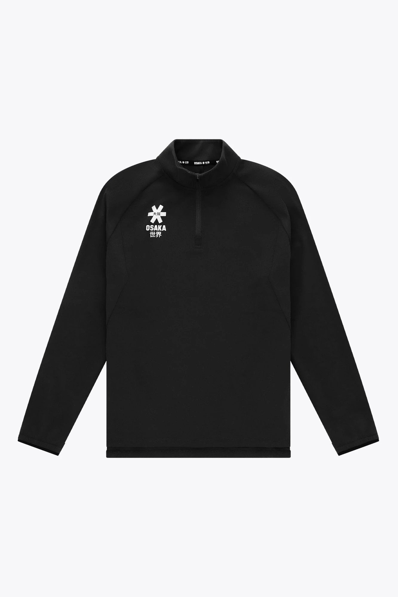 osaka-half-zip-sweater-felpa-bambino-nero image 1