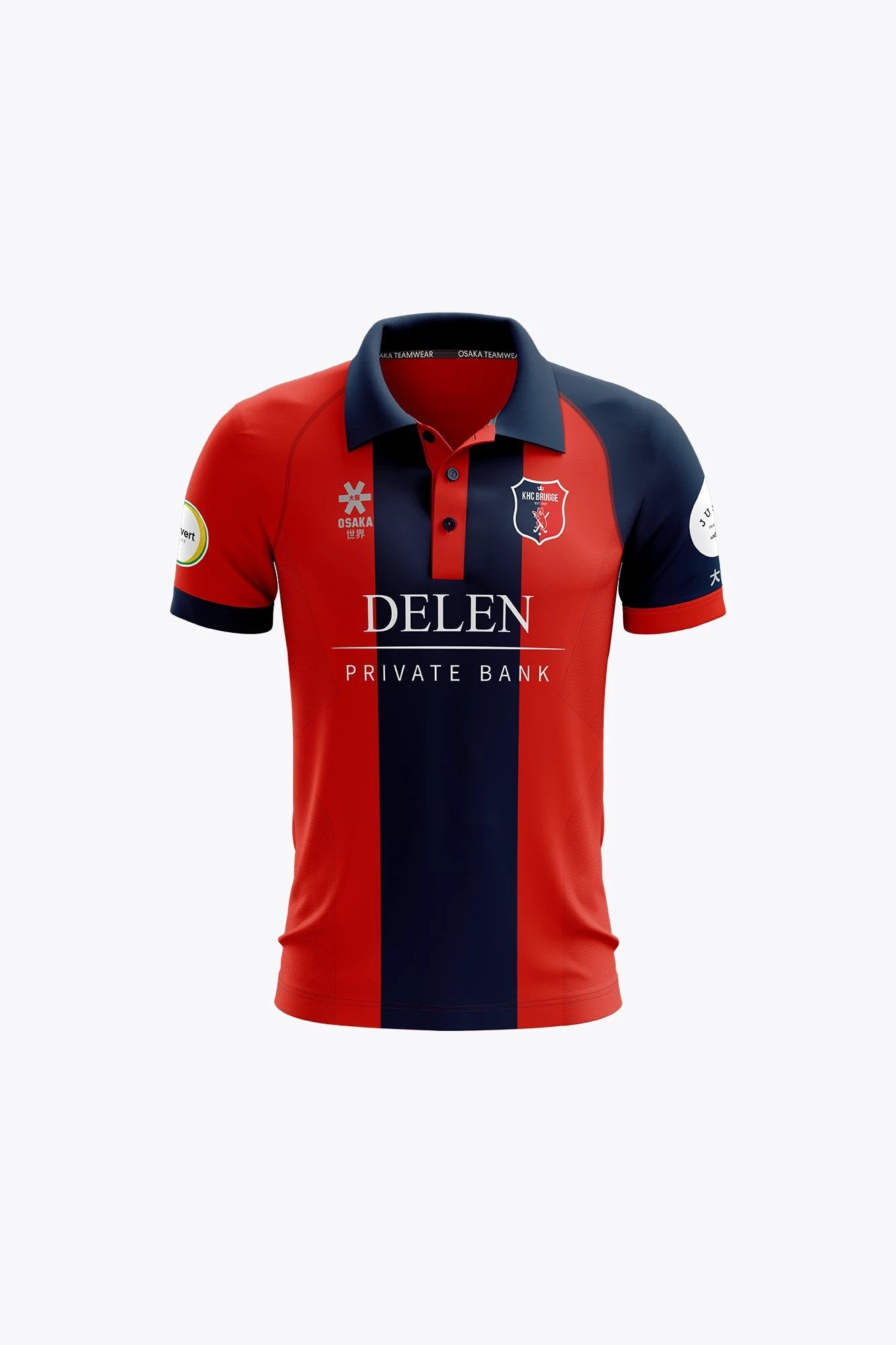 osaka-khc-brugge-kids-polo-jersey-red-navy image 1