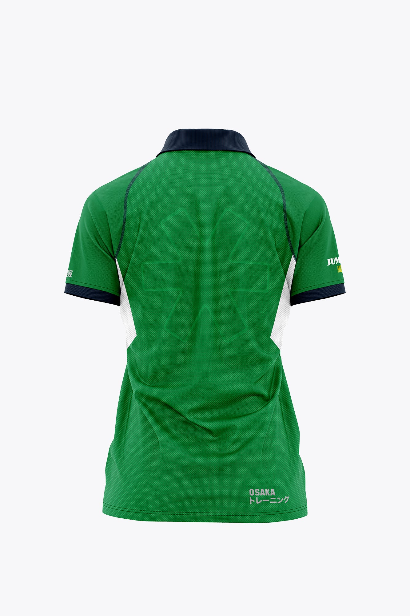 osaka-bhv-push-women-polo-jersey-verde-bianco image 2