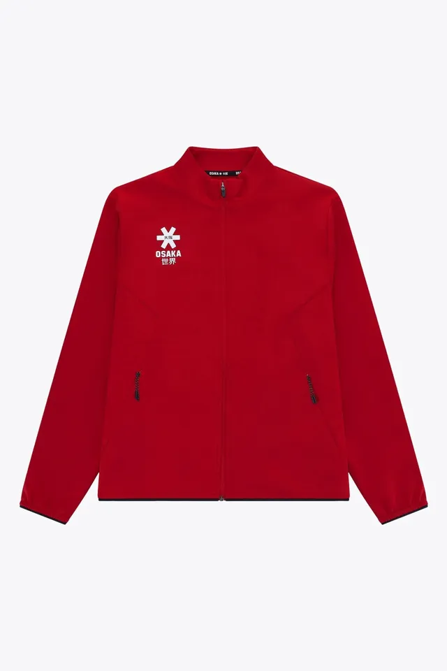 osaka-men-track-top-pro-felpa-full-zip-rosso image 1