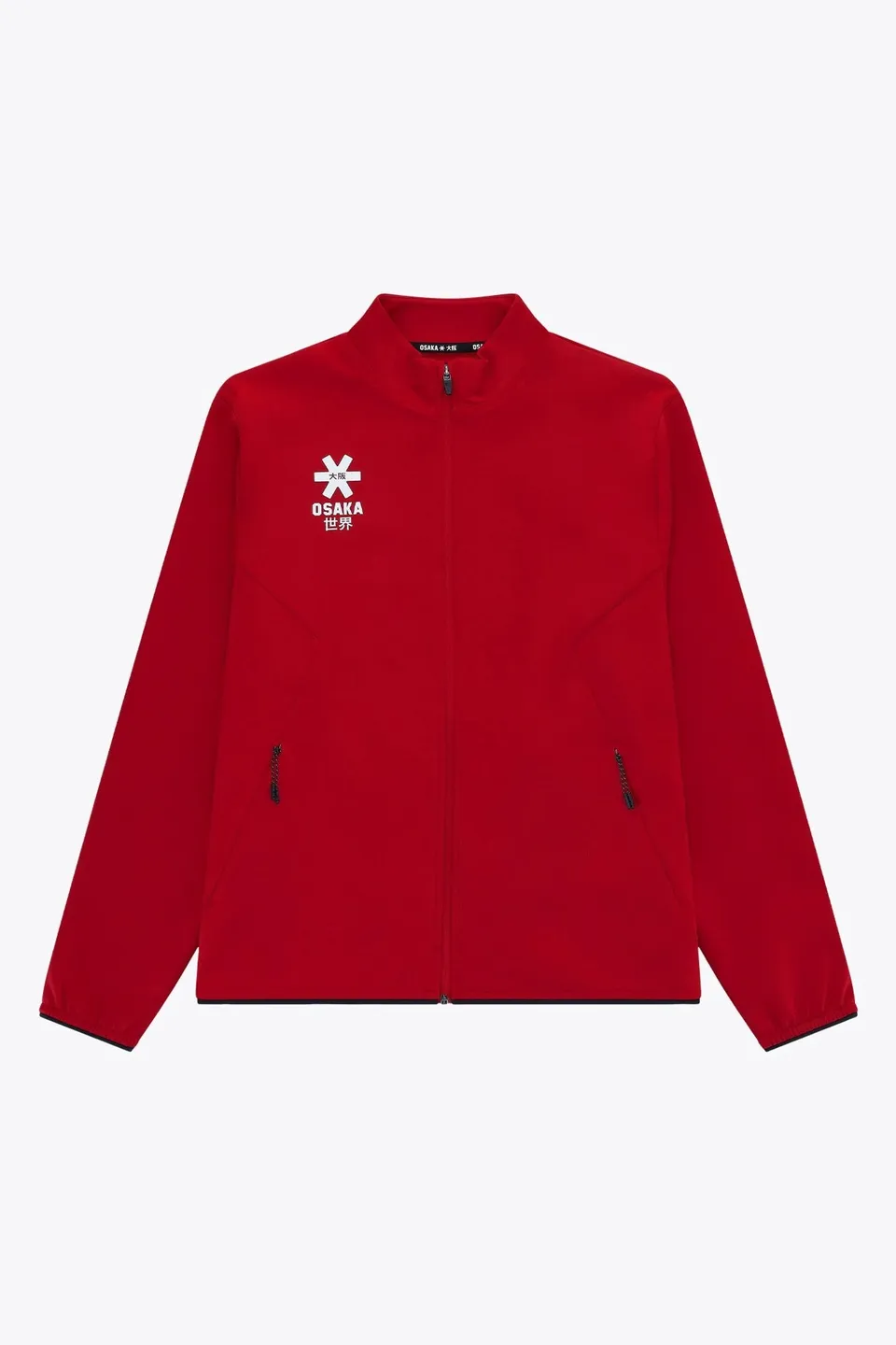 osaka-men-track-top-pro-felpa-full-zip-rosso image 1
