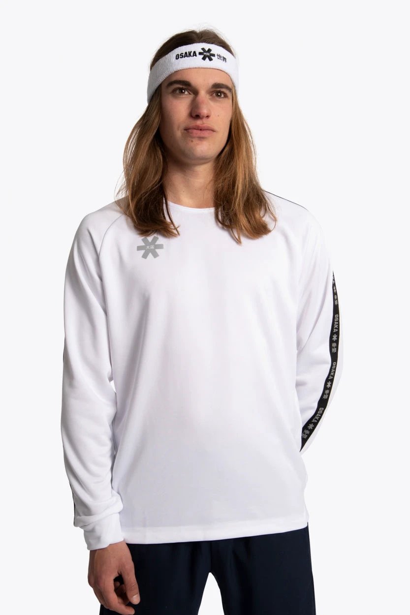 felpa-allenamento-uomo-osaka-men-training-sweater-bianco image 1