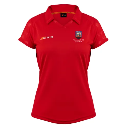 grays-apex-750-maglia-gara-hockey-senior-rossa-weymouth-hc image 1