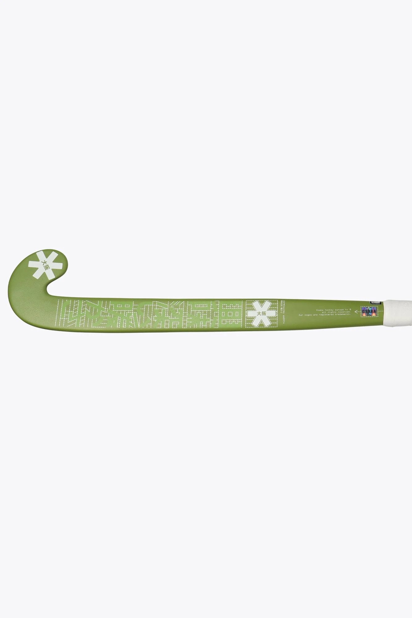 osaka-low-bow-advanced-25-mazza-hockey-prato-khaki-green image 5